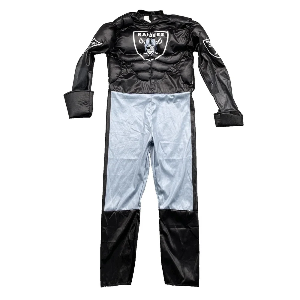 NFL Las Vegas Raiders Athlete Football Player Costume Small Medium Abs Halloween